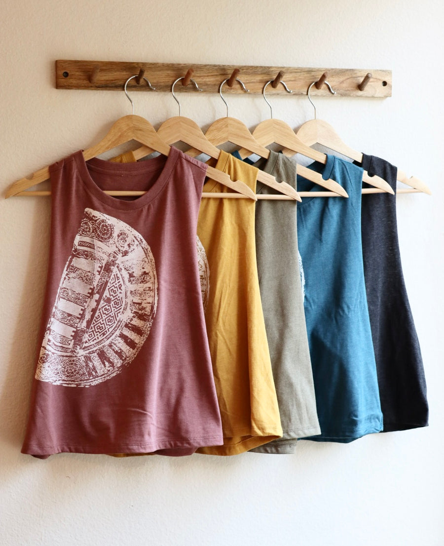 SPAIN Racerback Crop Tank